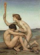 Evelyn De Morgan phosphorus and hesperus painting